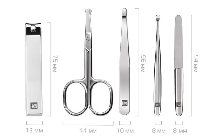 Купить Xiaomi Huo Hou Stainless Steel Nail Clippers Suit Brown (HU0061)