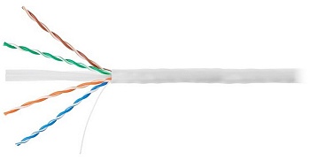 Кабель UTP HiWatch HWC-6AU-W, 1 м