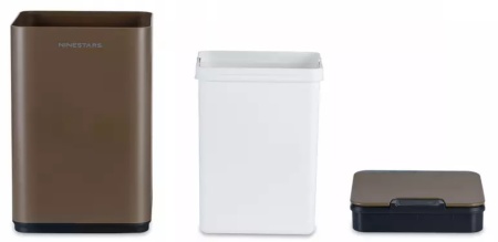Купить Xiaomi Ninestars Waterproof Sensor Trash Can 10L Gold (DZT-10-35S)