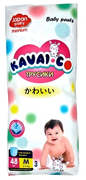 Купить Kavai-Co Baby Pants M 4-9kg (48 Pcs)