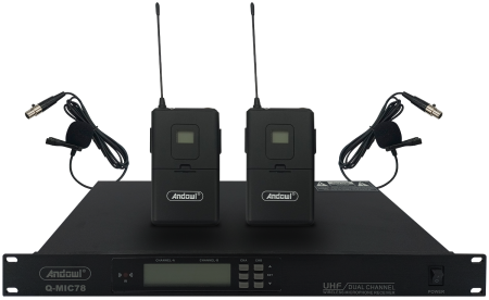 Купить Andowl Wireless Microphone Set 2pcs (Q-MIC78)