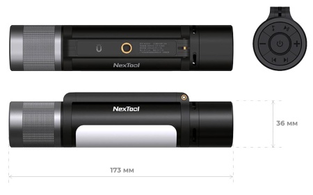 Купить Xiaomi NexTool Thunder Music Flashlight Portable 12 in 1 (NE20161)