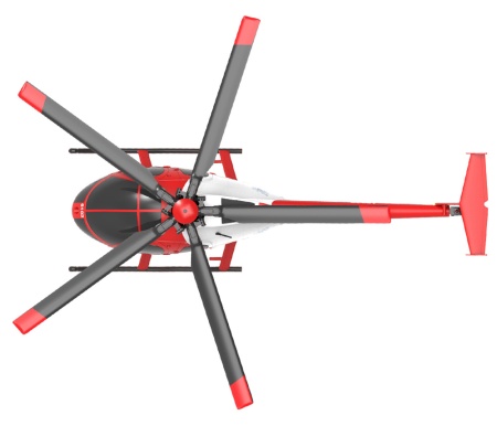 Купить RC ERA C189 MD500 Gyro Stabilized Helicopter Red/White 