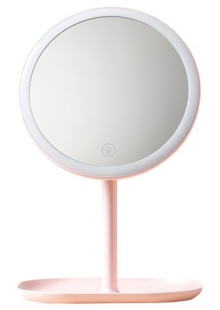 Купить Xiaomi LED Makeup Mirror Pink (NV529)