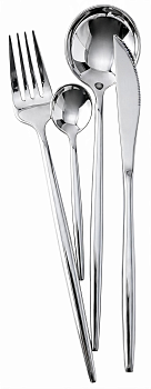 Купить набор столовых приборов Xiaomi Maison Maxx Modern Flatware Set Silver