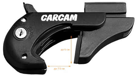 Купить Багажник на рейлинги CARCAM ROOF RAIL 1350 мм 1 поперечина (CC8706) Silver