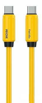 Купить Wekome Fast Data Cable Type-C to Type-C 65W (WDC-28) Yellow