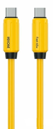 Купить Wekome Fast Data Cable Type-C to Type-C 65W (WDC-28) Yellow
