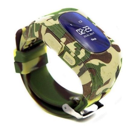 Детские часы с GPS CARCAM Q50 (лесной камуфляж)