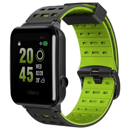 Купить смарт-часы XIAOMI WELOOP HEY 3S - GREEN с функциями фитнес-трекера. 