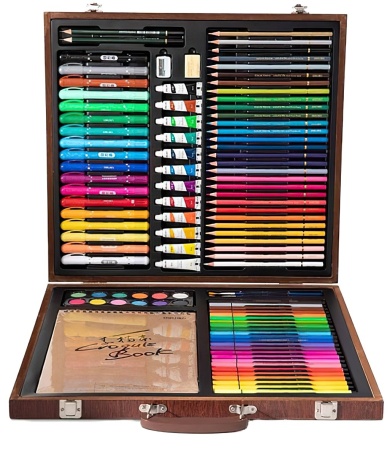 Купить Xiaomi Deli Painting Set Wooden Box (1 set / box)