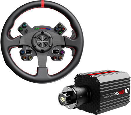 Купить PXN VD10+WCS R2 Gaming Steering Wheel Bundle