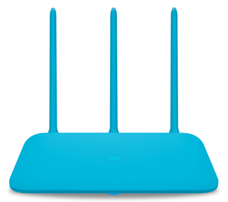 Роутер с 3 антеннами и встроенной памятью 64 MB Xiaomi Mi WiFi Router 4Q Blue