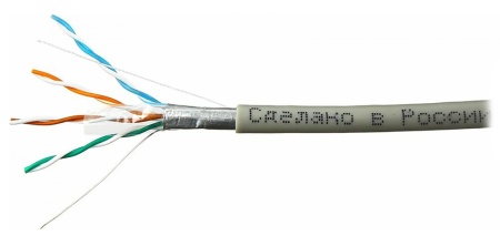 Купить SkyNet Premium FTP Indoor 4x2x0,51 кат.5e 1м