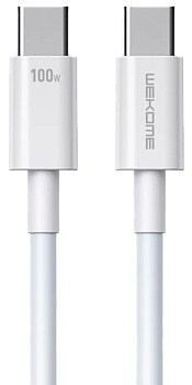 Купить Wekome Origin Series Fast Data Cable Type-C to Type-C 1m 100W (WDC-182) White