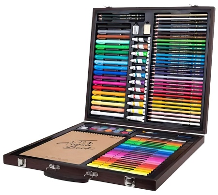 Купить Xiaomi Deli Painting Set Wooden Box (1 set / box)