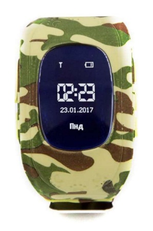 Детские часы с GPS CARCAM Q50 (лесной камуфляж)