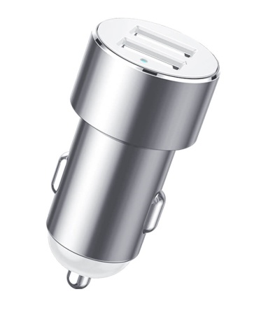 Купить Baseus High Efficiency One to Two Cigarette Lighter Silver