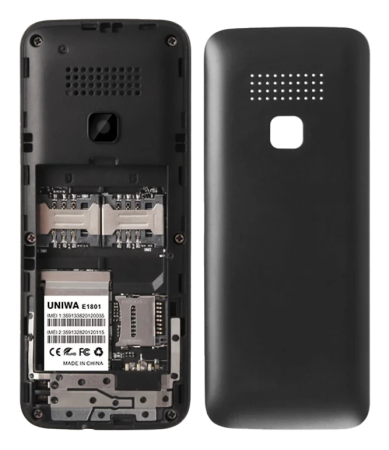 Купить UNIWA E1801 Dual SIM Black