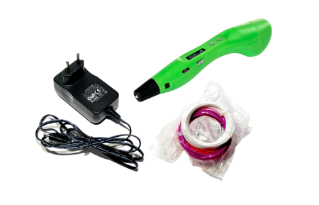 Компактная 3D-ручка с OLED-дисплеем RP400A (Зеленый)