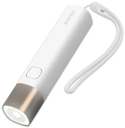Купить Xiaomi Solove X3S Portable Flashlight Power Bank White