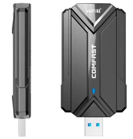 Купить COMFAST WiFi7 USB Wireless Adapter 6500Mbps (CF-983BE)