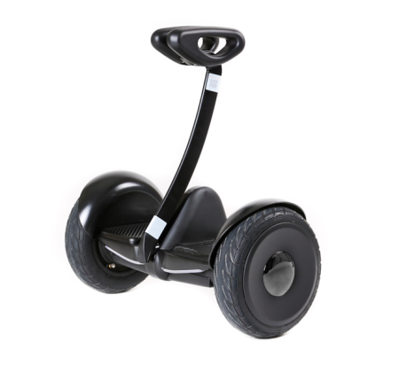 Купить Мини-сегвей MINI-ROBOT Черный с запасом хода 22 км на скорости до 16 км/ч