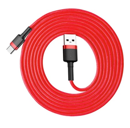 Купить Baseus Cafule Lightning 2m Red (CALKLF-C09)