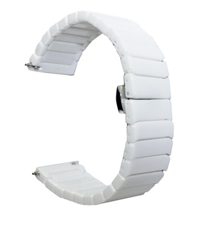 Ремешок для Samsung Galaxy Watch Ceramic 46mm белый