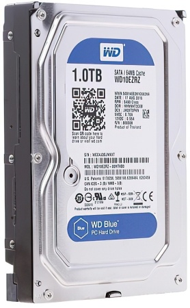Купить WD Blue WD10EZRZ, 1ТБ, HDD, SATA III, 3.5"