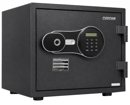 Купить CARCAM Smart Fingerprint Fireproof Safe Box (CC350EDP) Black