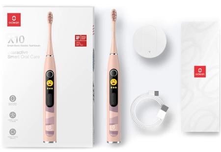 Купить Xiaomi Oclean X10 Smart Electric Toothbrush Pink