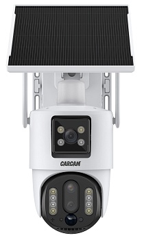 Купить CARCAM 4MP Solar Outdoor PTZ 10x Hybrid Zoom Triple Lens Dual View Camera V380BP5DL-WiFi