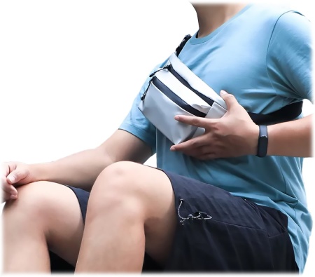 Купить Xiaomi Freetie Multifunctional Sports Leisure Waist Bag Silver (М51013) 
