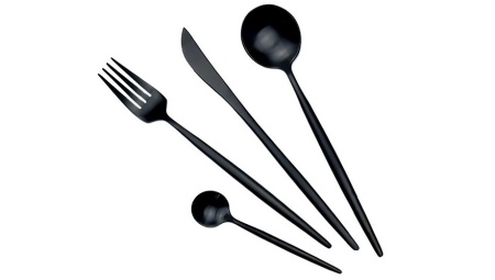 Купить набор столовых приборов Xiaomi Maison Maxx Modern Flatware Set Black