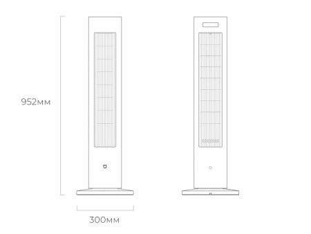 Купить Xiaomi Mijia DC Inverter Dual Season Fan Black (BPLNS01DM)