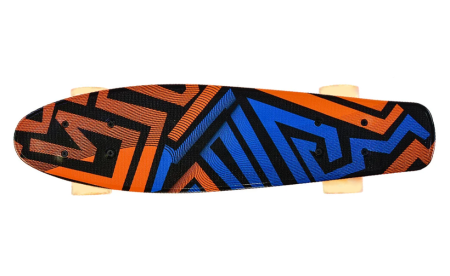 Лонгборд CARCAM PENNYBOARD ABSTRACTION для детей и подростков