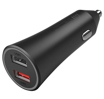 Купить Xiaomi Mi 37W Dual-Port Car Charger EU (CC06ZM)