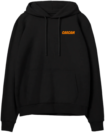 Купить Carcam Худи c капюшоном чёрное XXL