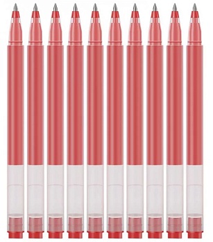 Купить Набор Ручек Xiaomi Mi Gel Pen Red (10шт) (MJZXB02WC)