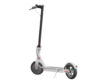 Купить электросамокат Xiaomi Mijia Electric Scooter M365 - белый с запасом хода 30 километров на скорости 25 км/ч