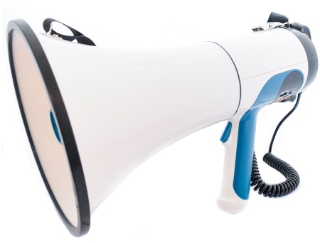 Купить Handheld Megaphone Talk/Siren/Bluetooth/USB/TF/AUX/Rec 100W 2000mAh (109U)