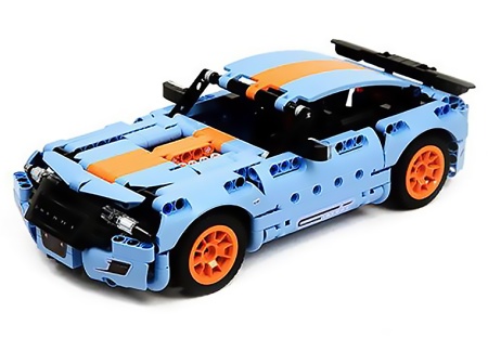 Купить Xiaomi Onebot Building Blocks Static Supercar Toy Car Blue (OBJBY61AIQI)