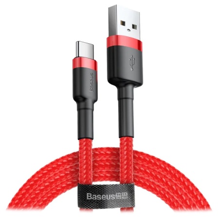 Купить Baseus Cafule Lightning 2m Red (CALKLF-C09)