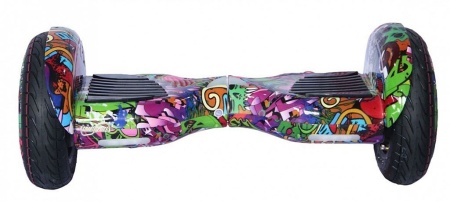 Купить гироскутер Гироскутер CARCAM SMART BALANCE Graffity Purple 10.5 с запасом хода 20 км на скорости до 20 км/ч