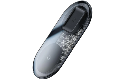 Купить Xiaomi Baseus Simple 2 in 1 Wireless Charger прозрачный