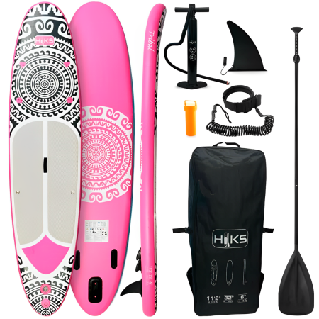 Купить HIKS Inflatable SUP Board 340*82*15 Pink