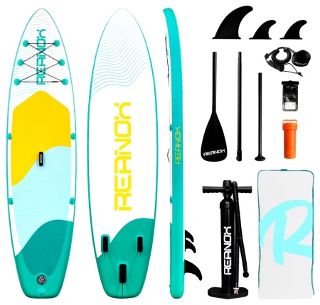 Купить Tourus Reanox Inflatable SUP Board 335x83.8x15cm Blue and Yellow, RX-Y01