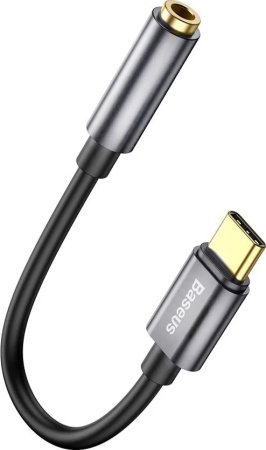 Купить Baseus Type-C Male to 3.5mm Female Adapter L54 Gary (CATL54-0G)