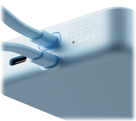 Купить Xiaomi Magnetic Power Bank with Built in Cable 10000mAh 33W (WPB1007MI) Blue